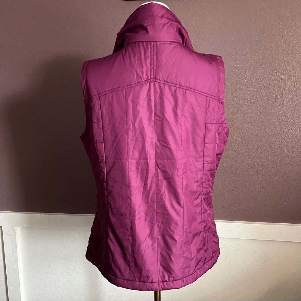 EUC Columbia Plum Puffer Vest - Picture 2 of 10